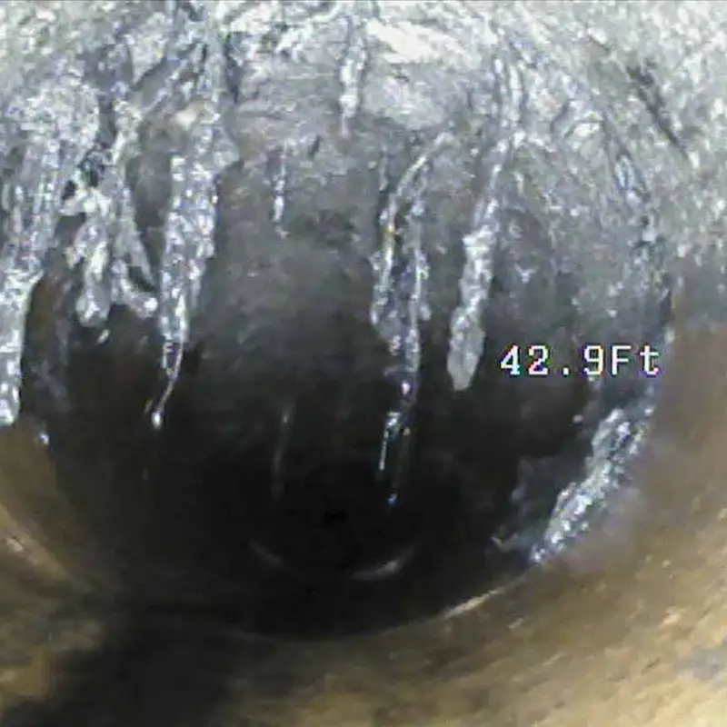 what a video sewer inspection looks like